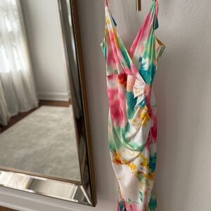 Zara Tie Dye Midi Dress